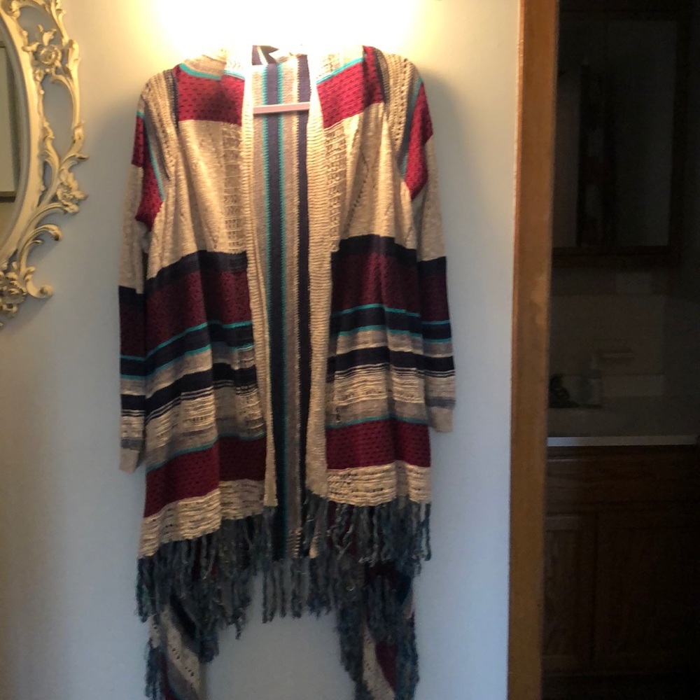 Striped cardigan